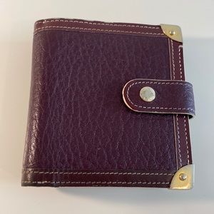 Louis Vuitton Shuhali leather zipper wallet